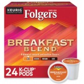Keurig Folgers Breakfast Blend Coffee K-Cups - 24 per Box
